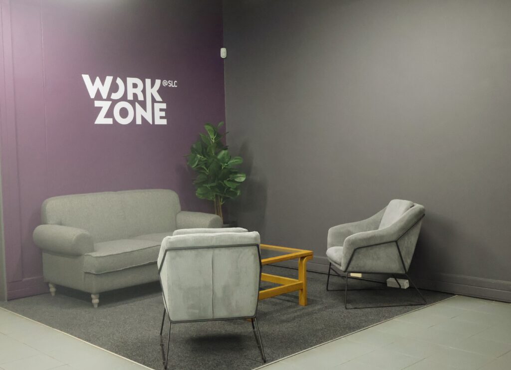 WorkZone's reception area.